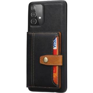 Samsung Galaxy A53 (5G) Bagside Cover m. Kortholder - Sort