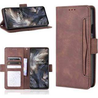 OnePlus Nord Pung Cover med Kortholder - Brun