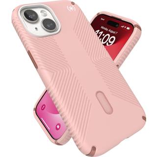 Speck - Presidio Grip MagSafe ClickLock Dhalia Pink / Rose Copper - iPhone 13, 14, 15 & 16E