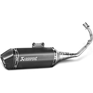 Akrapovic Scooter-Line i titan, carbon og rustfrit stål