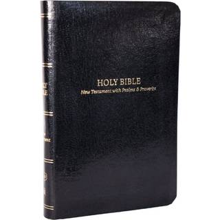 KJV Holy Bible: Pocket New Testament with Psalms and Proverbs, Black Leatherflex, Red Letter, Comfort Print: King James Version