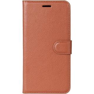 Huawei P30 Lite Læder Flip Cover m. Pung - Brun
