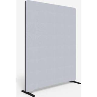 Lintex Edge skærmvæg 120x150cm lys grå med sort liste