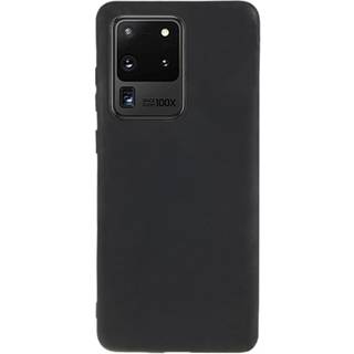 Anti-Fingeraftryk Mat Samsung Galaxy S20 Ultra TPU Cover - Sort