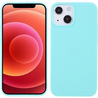 Anti-Fingeraftryk Mat iPhone 13 Mini TPU Cover - Babyblå