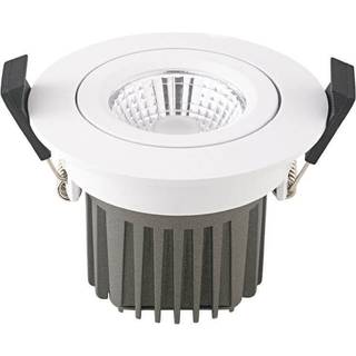 LED indbygningsspot Diled, Ø 8,5 cm, 10 W, Dim-To-Warm, hvid