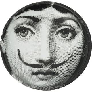 Fornasetti Round Ashtray Black - B/W