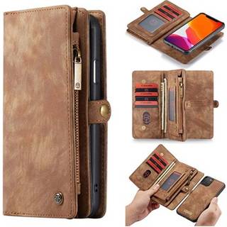Caseme 2-i-1 Multifunktionel iPhone 11 Pro Max Pung - Brun