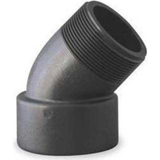 Banjo SL150-45 Polypropylen Pipe Fitting 45 graders gade albue skema 80 1-1/2 """" NPT kvindelig X NPT han