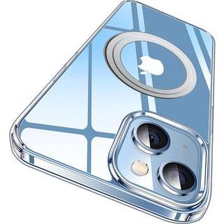 iPhone 14 Hybrid Cover - MagSafe Kompatibel - Gennemsigtig
