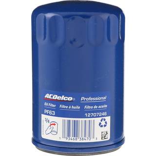 ACDELCO GM Original udstyr PF63 Motoroliefilter