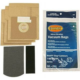 Envirocare -udskiftning Mikrofiltrering Vakuumposer til Bissell Zing 7100 og 7100L Series -d?ser 3 Pack