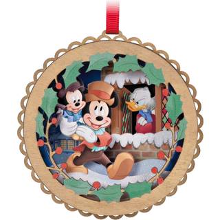 Hallmark keepsake julepynt 2023 Disney Mickey's Christmas Carol 40 -?rs jubil?um Papercraft Gaver til Disney fans