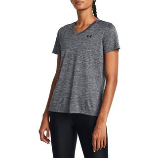 Under Armour Tech™ Twist Women's V-Neck Short Sleeve Castlerock / Steel / Black S