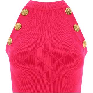 Balmain Halterneck top - pink - XXXL
