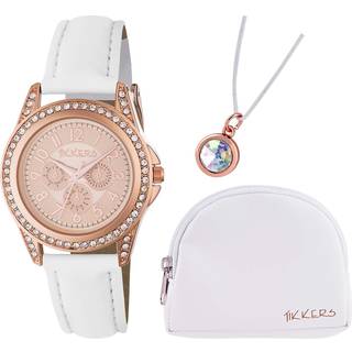 Tikkers Rose Gold børneur Gavesæt ATK1018 - Pige - 32 mm - Analog - Quartz - Mineralglas