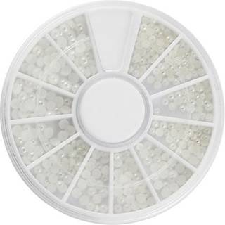 Nail Art Smykkesten | Hvide Perler