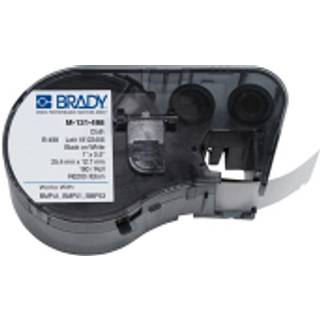 Brady Label hvid vinyl 25,4Mmx12,7MM 180stk