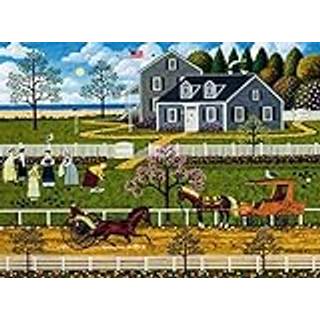 Buffalo Games - Charles Wysocki - The Boccie Ladies of Marthas Vineyard - 1000 Piece Jigsaw Puzzle for Adults -Challenging Puzzle Perfect for Gam