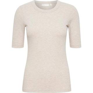 Inwear Dagnaiw Melange T-Shirt Toppe & T-Shirts 30106864 Ecru (XLARGE)