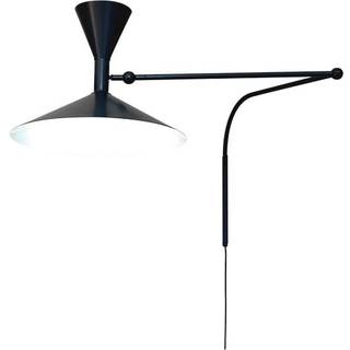Nemo Lighting - Lampe De Marseille Wall, Black - Væglamper - Le Corbusier - Sort