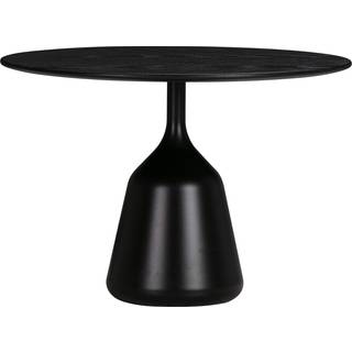 Wendelbo Coin Side Table Low Black Oak