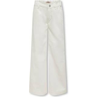 KIDS ONLY KOGCOMET wide fit jeans i hvid til piger