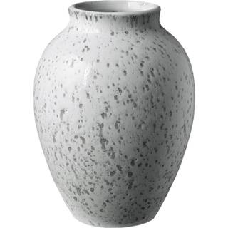 KNABSTRUP Vase 12,5 cm - hvid/grå