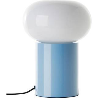 Daeny bordlampe med glasskærm, blå