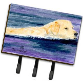 """" Caroline's Treasures SS8814TH68 Golden Retriever Leash Holder eller Key Hook stor multicolor """"