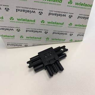 Wieland Gst18 t-stykke flad 3p sort