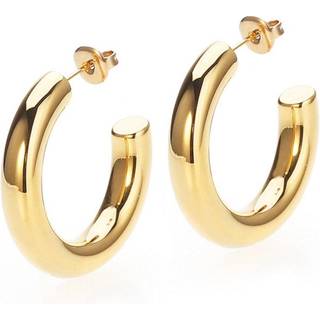 Aura - Hoops Medium Forgyldt