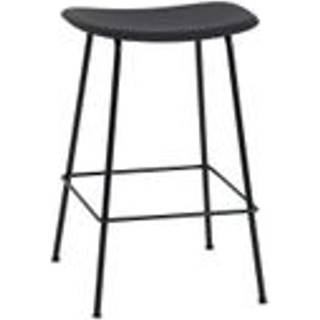 Muuto Fiber Tube Barstol 65 Cm / Antracitgrå - Barstole Sort - 58903