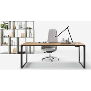 String T1 Bordlampe Mat Sort/Sølv DTW - Rotaliana