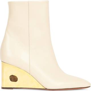 ChloÃ© Rebecca leather wedge ankle boots - black - EU 40.5