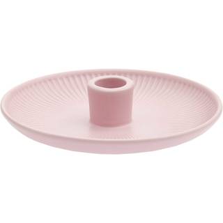 Keramikkerzenhalter 15,5x15,5x3,5cm - Rosa
