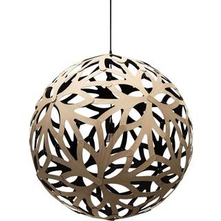 david trubridge - Floral Pendel Ø100 Sort 1 Side