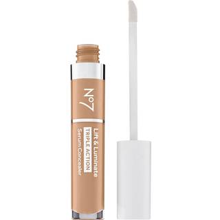 No7 Lift & Luminate Triple Action Serum Concealer - Medium - Anti Aging Liquid Concealer Makeup til pletter og mørke cirkler - Medium til fuld dæ