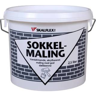 Skalflex Sokkelmaling Sort - 2,5lt ✓ På lager - klar til levering og afhentning