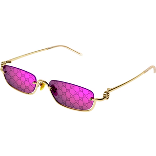 Gucci GG1278S 005 55 Solbriller Mænd Guld - Gold - 55mm