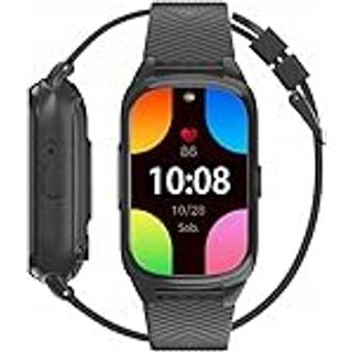 Forever SIVA ST-100 smartwatch med 4G eSIM og sundhedsfunktioner - Sort