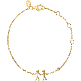 byBiehl Together My Love Armbånd i Forgyldt Sølv