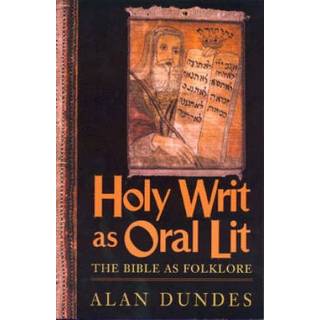 Holy Writ as Oral Lit