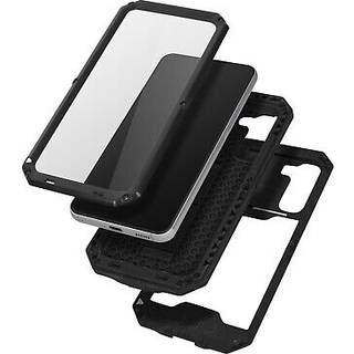 Full Body Case til Samsung S23 Stødsikker og vandtæt Kickstand Camera Cover Sort