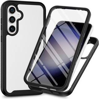Samsung Galaxy S23 FE 360 Beskyttelse Cover - Sort / Klar