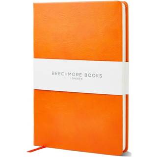 Beechmore Books Foret Journal Notebook 5.8 x 8,3 tommer A5 160 Forede sider Hardcover Leather Journals for Women M?nd,