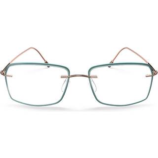 Silhouette Lite Spirit 5566/JH 3530 53 Briller Mænd Grøn - Rose Gold Teal - 53mm