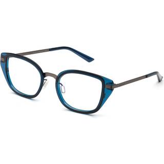 Italia Independent II 5358 021.078 50 Briller Kvinder Blue - Gunmetal - 50mm
