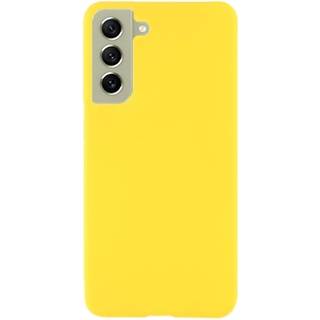 Samsung Galaxy S21 FE 5G Gummibelagt Plastik Cover - Gul