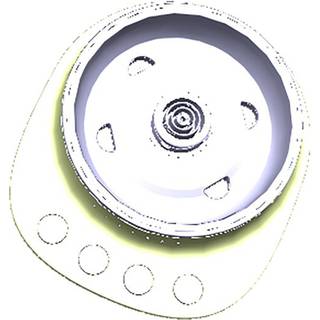 Electrolux plade sokkel, med, kraftledning 140206597019